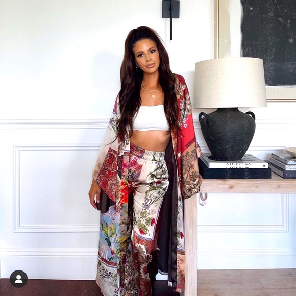 LAST ONE🔥Bloggers Fav| ZARA NWT Patchwork Printed Pants - Picture 7 of 16